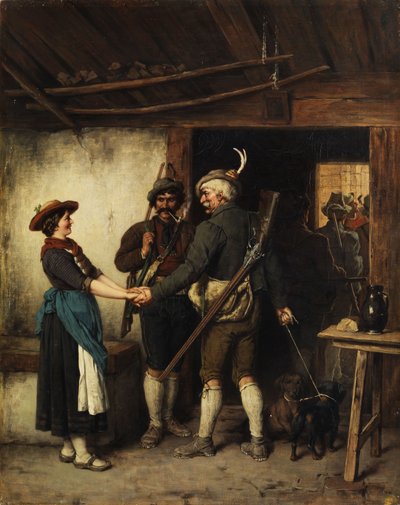 Abschied der Jäger von Franz Defregger